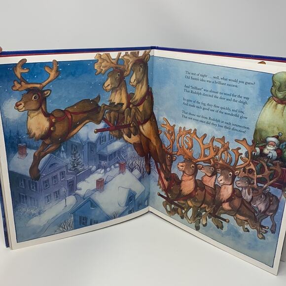 Rudolph The Red-Nosed Reindeer Kids Book - Picture 7 of 7